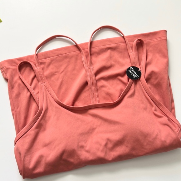 NWT pink sport buttery soft leggings and brami set - Picture 5 of 8